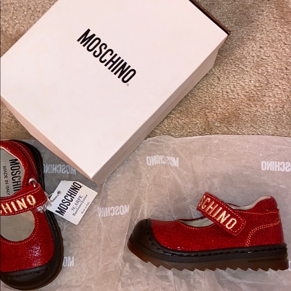 Vintage Moschino baby teddy bear patch dress shoes - Picture 2 of 5